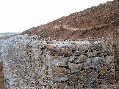 格賓護腳采用的工程措施和植物措施相結合方式